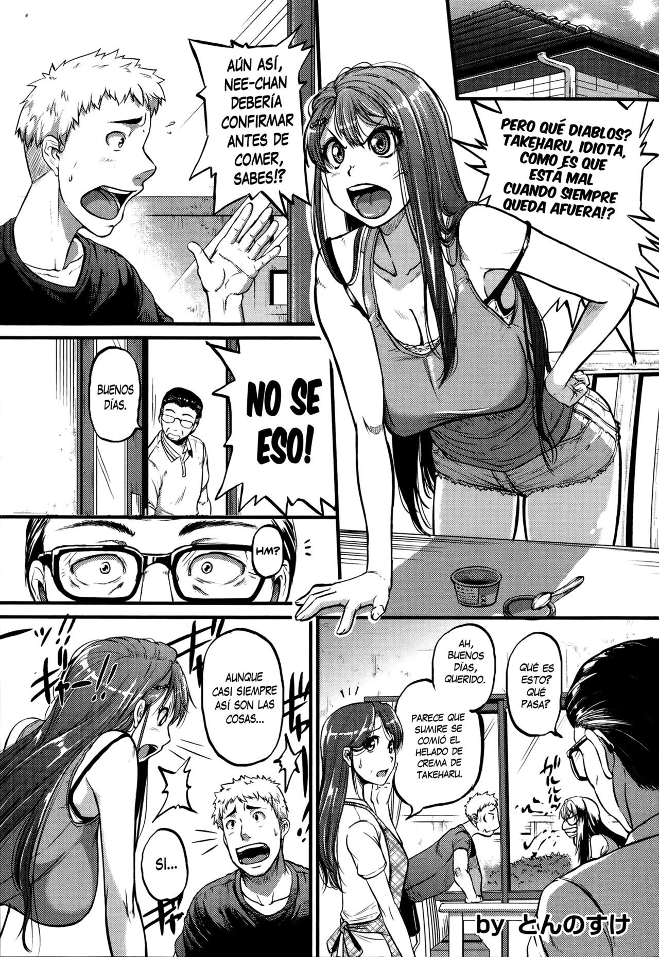 Aibenki Tonari no Dosukebe Onee-san: Capítulo 4 - Página 1