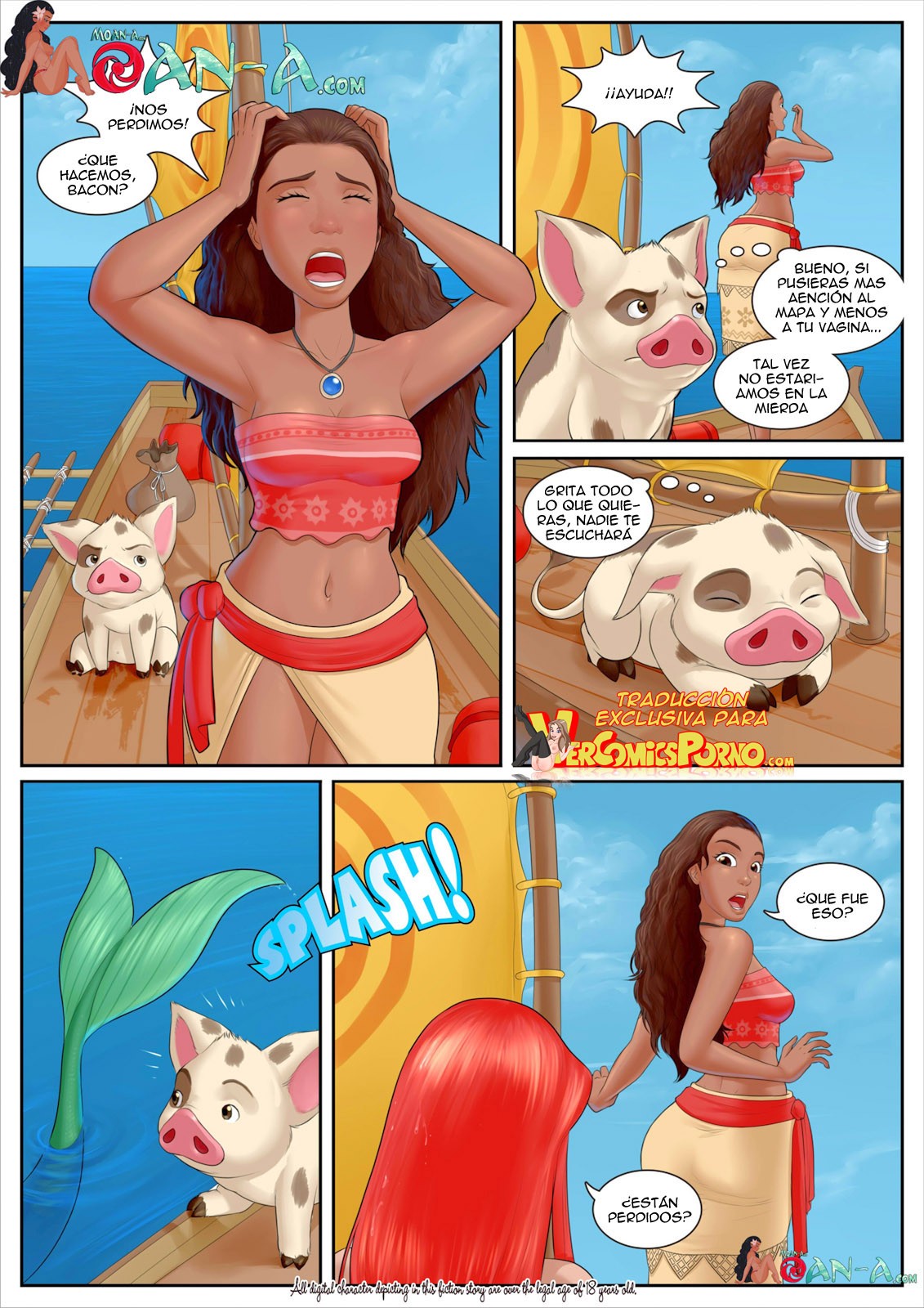 Moana vs Sirenita Ariel : Capítulo 1 - Página 1